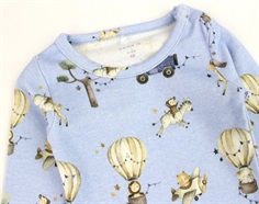 Name It chambray blue melange dyreprint body